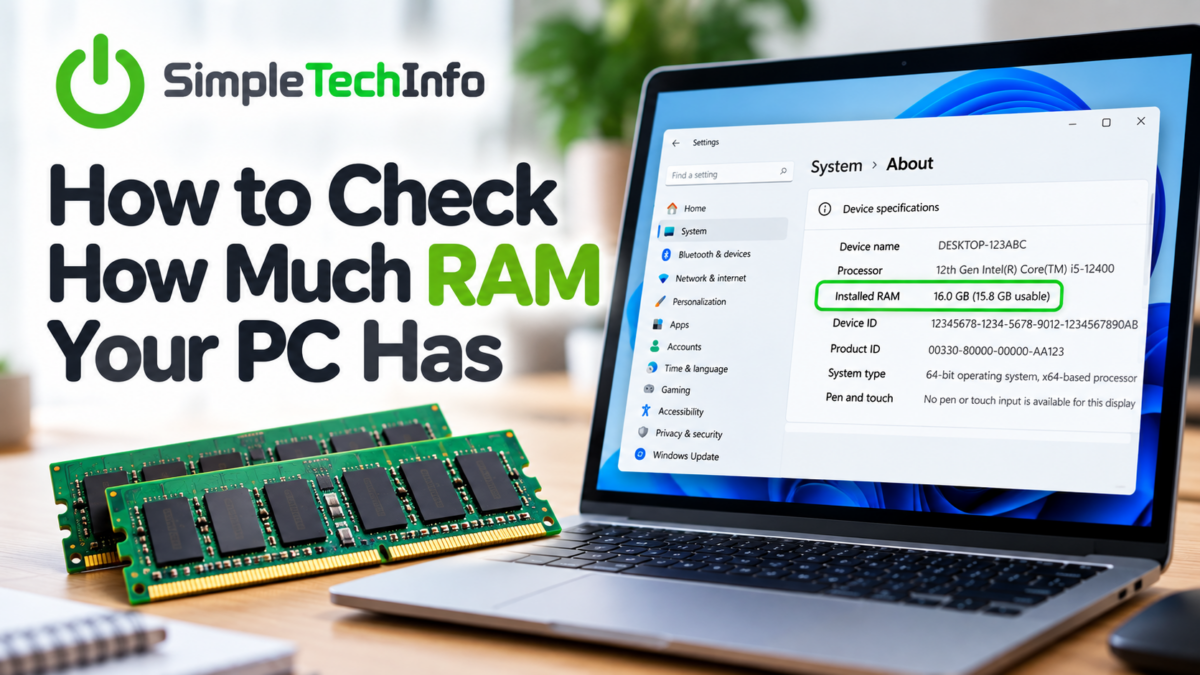 How to Check How Much RAM Your PC Has