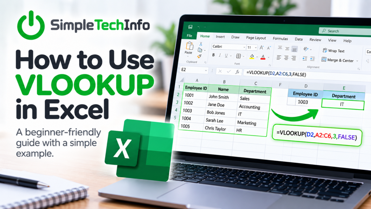 How to Use VLOOKUP in Excel: A Beginner-Friendly Guide