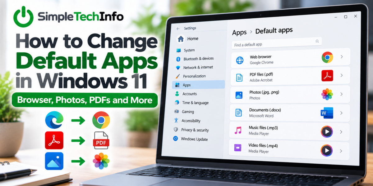 How to Change Default Apps in Windows 11: Browser, Photos, PDFs and More