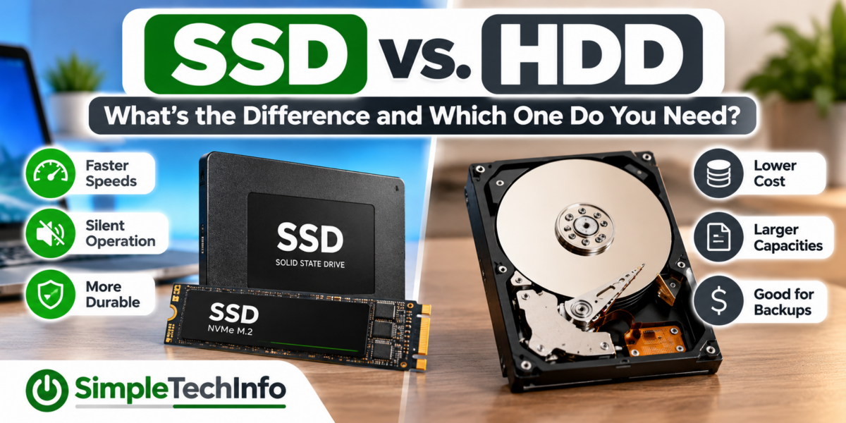 SSD vs. HDD: What’s the Difference and Which One Do You Need?