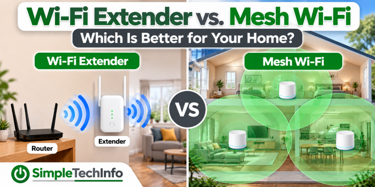 Wi-Fi Extender vs. Mesh Wi-Fi: Which Is Better for Your Home?